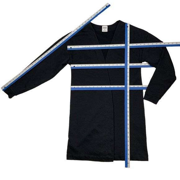 Gymshark x Whitney Simmons Oversized Robe XS Black Open Front Athleisure Lounge - Picture 5 of 12